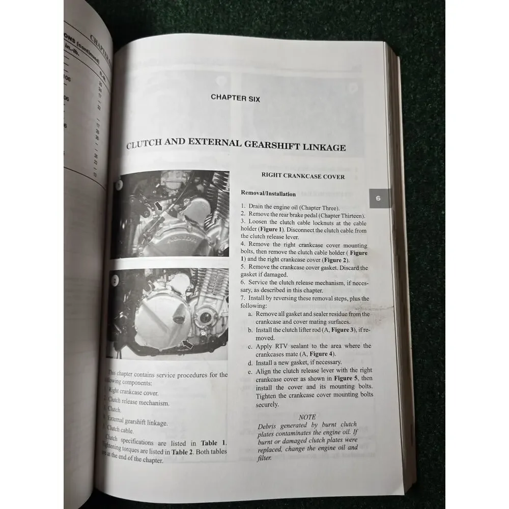 1991-1993 Honda CB750 Nighthawk & 1995-1999 Service Manual By Clymer M436
